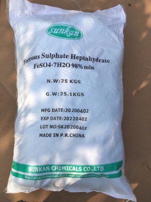 sắt sunfat FeSO4.7H2O 98 ferrous sulphate heptahydrate