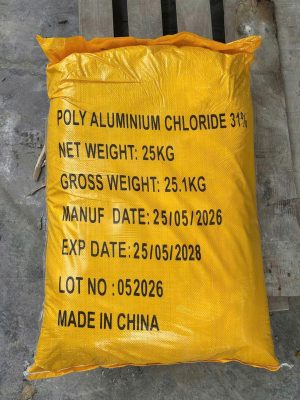 PAC 31 Trung Quốc dùng trong xử lý nước và lắng cặn.