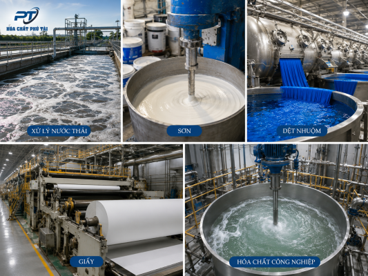 ứng dụng chất khử bọt SA 25 trong xử lý nước công nghiệp