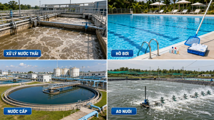 ứng dụng PAC 31 Trung Quốc trong xử lý nước
