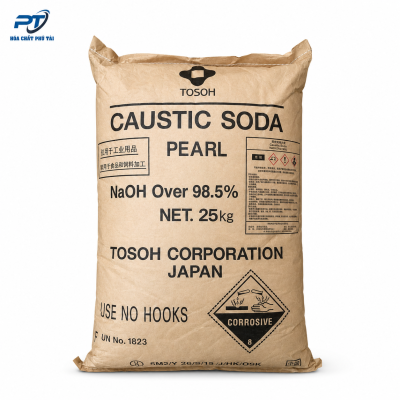 xút hạt Nhật Bản 98.5 NaOH Tosoh 25kg