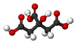 tính chất lý hóa acid citric C6H8O7 H2O