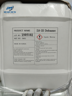 chất khử bọt SA 25 Hàn Quốc 20kg can