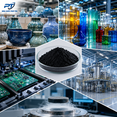 ứng dụng copper oxide black CuO trong gốm sứ thủy tinh PCB