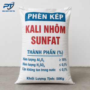 Phèn Kép - Kali Nhôm Sunfat - 50kg/bao