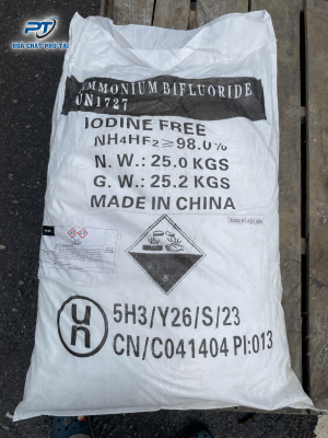 ammonium bifluoride NH4HF2 98 Trung Quốc 25kg