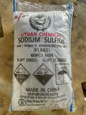đá thối ruột nâu Sodium Sulfide Na2S 60%
