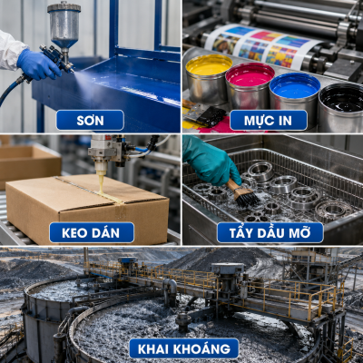 ứng dụng MIBK Methyl Isobutyl Ketone