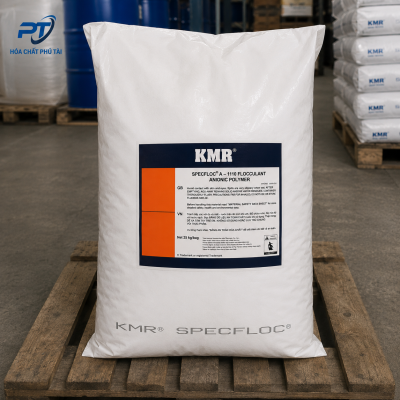 Polymer Anion A1110 KMR 25kg bao xử lý nước thải