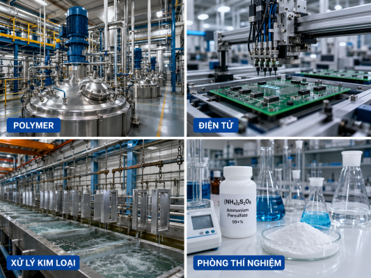 ứng dụng Ammonium Persulfate
