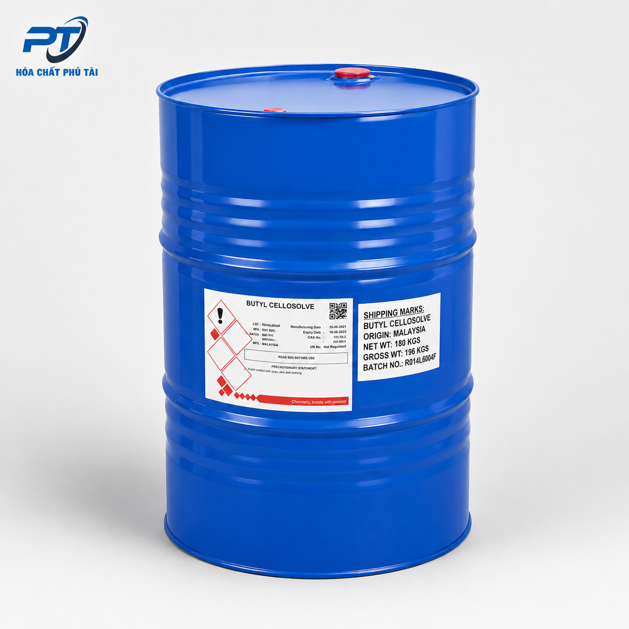 Butyl Cellosolve BCS – 2-Butoxyethanol C₆H₁₄O₂ 185kg/phuy